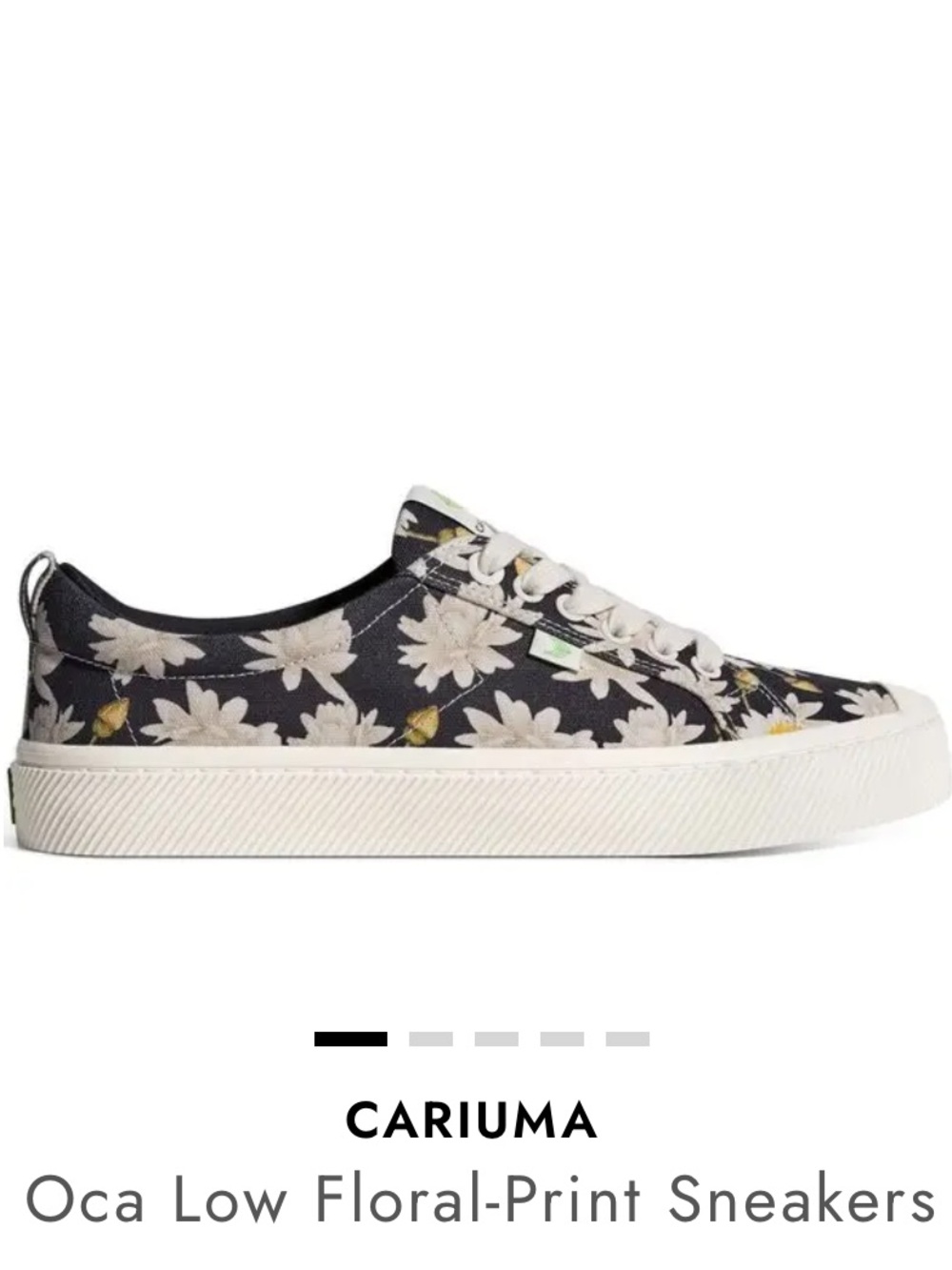 Cariuma Oca Low Floral Print Sneakers size 7.5
